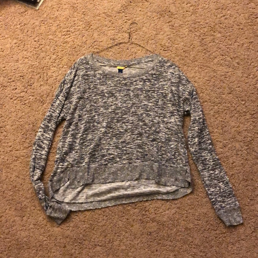 Long sleeve super soft grey heathered T shirt